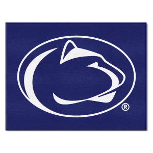 navy rug with Penn State Athletic Logo